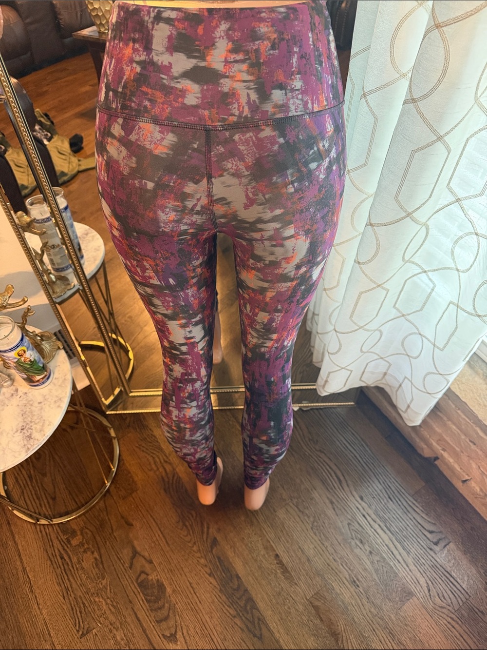 lululemon athletica High-Rise Abstract Print Leggings - Purple & Gray